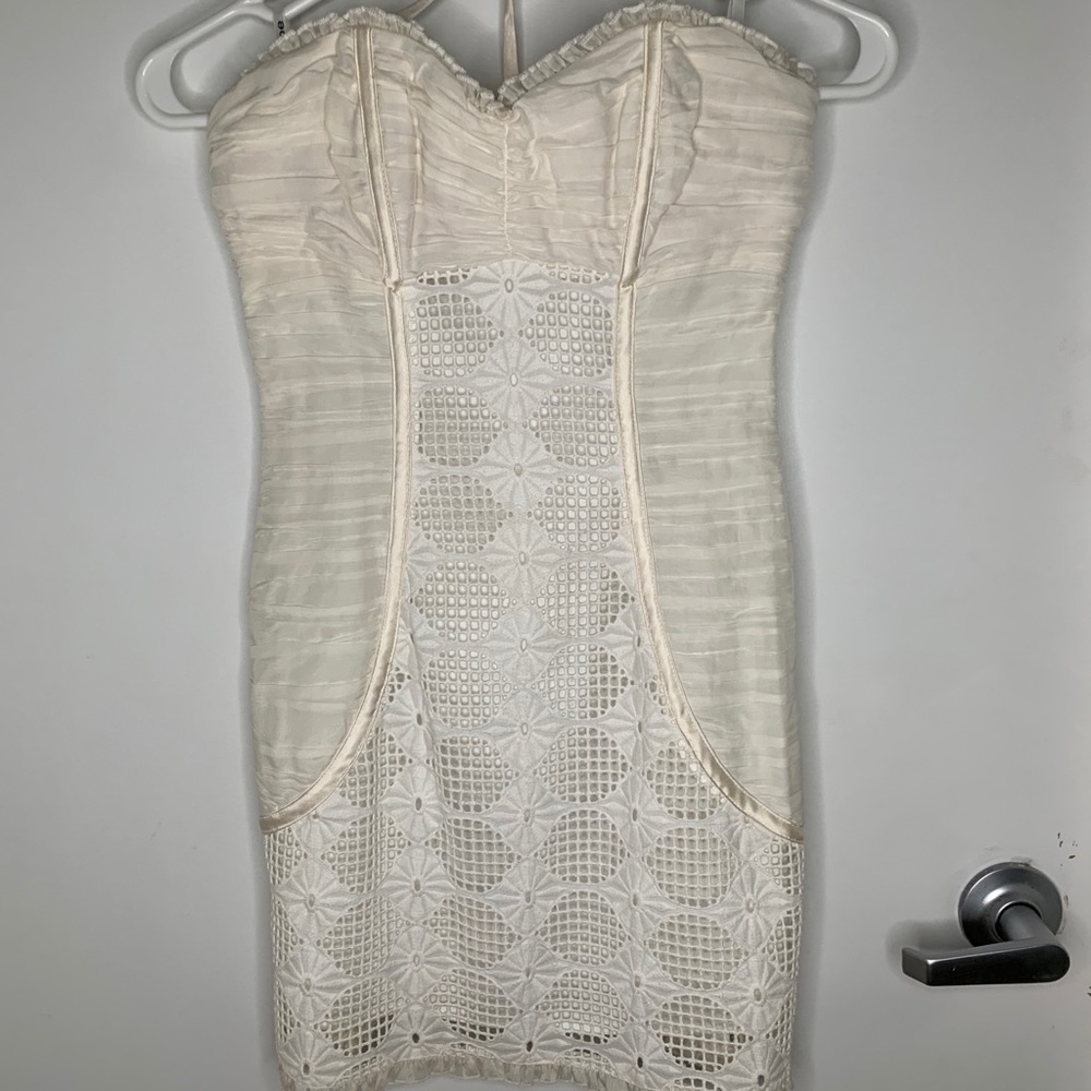 White Bebe dress